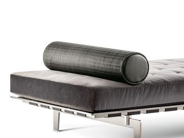CLAYTON - Roll leather cushion by Poltrona Frau - view 2